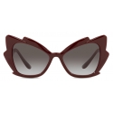 Dolce & Gabbana - Occhiale da Sole Gattopardo - Bordeaux - Dolce & Gabbana Eyewear