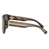 Dolce & Gabbana - Bold Black Sunglasses - Havana - Dolce & Gabbana Eyewear