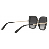 Dolce & Gabbana - Half Print Sunglasses - Black - Dolce & Gabbana Eyewear