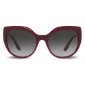 Dolce & Gabbana - Occhiale da Sole DG Crossed - Bordeaux - Dolce & Gabbana Eyewear