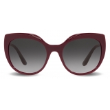 Dolce & Gabbana - Occhiale da Sole DG Crossed - Bordeaux - Dolce & Gabbana Eyewear