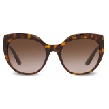 Dolce & Gabbana - Occhiale da Sole DG Crossed - Havana - Dolce & Gabbana Eyewear