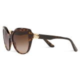 Dolce & Gabbana - Occhiale da Sole DG Crossed - Havana - Dolce & Gabbana Eyewear