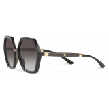 Dolce & Gabbana - Occhiale da Sole Line - Nero Grigio Trasparente - Dolce & Gabbana Eyewear