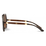 Dolce & Gabbana - Line Sunglasses - Havana Brown Transparent - Dolce & Gabbana Eyewear