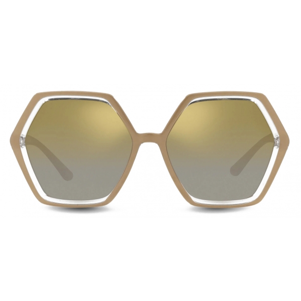 Dolce & Gabbana - Line Sunglasses - Gold Crystal - Dolce & Gabbana Eyewear