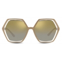 Dolce & Gabbana - Occhiale da Sole Line - Oro Cristallo - Dolce & Gabbana Eyewear