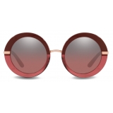 Dolce & Gabbana - Half Print Sunglasses - Burgundy - Dolce & Gabbana Eyewear