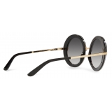 Dolce & Gabbana - Occhiale da Sole Half Print - Stampa Leo Rosa - Dolce & Gabbana Eyewear