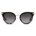 Dolce & Gabbana - Occhiale da Sole Half Print - Stampa Pois - Dolce & Gabbana Eyewear