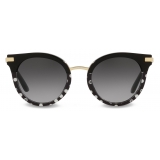 Dolce & Gabbana - Occhiale da Sole Half Print - Stampa Pois - Dolce & Gabbana Eyewear