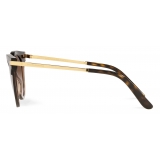 Dolce & Gabbana - Occhiale da Sole Half Print - Havana - Dolce & Gabbana Eyewear