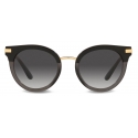 Dolce & Gabbana - Half Print Sunglasses - Black - Dolce & Gabbana Eyewear