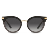 Dolce & Gabbana - Half Print Sunglasses - Black - Dolce & Gabbana Eyewear