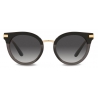 Dolce & Gabbana - Occhiale da Sole Half Print - Nero - Dolce & Gabbana Eyewear