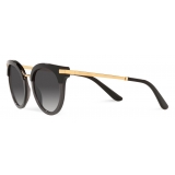 Dolce & Gabbana - Half Print Sunglasses - Black - Dolce & Gabbana Eyewear