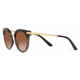 Dolce & Gabbana - Occhiale da Sole Half Print - Stampa Leo - Dolce & Gabbana Eyewear