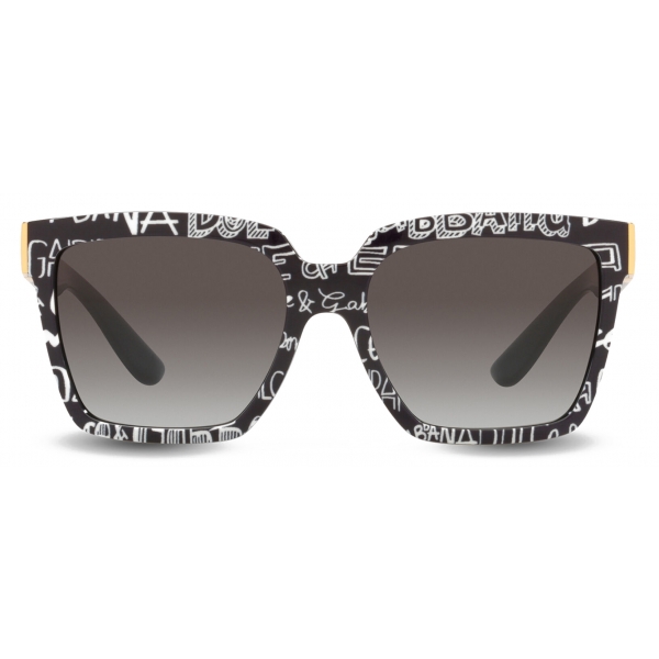 Dolce & Gabbana - Occhiale da Sole Modern Print - Nero Bianco - Dolce & Gabbana Eyewear