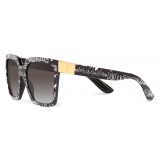 Dolce & Gabbana - Occhiale da Sole Modern Print - Nero Bianco - Dolce & Gabbana Eyewear