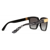 Dolce & Gabbana - Modern Print Sunglasses - Black White - Dolce & Gabbana Eyewear
