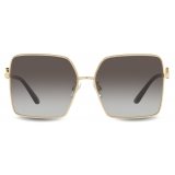 Dolce & Gabbana - Occhiale da Sole Gros Grain - Oro - Dolce & Gabbana Eyewear