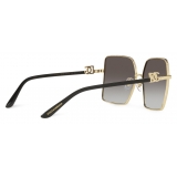 Dolce & Gabbana - Occhiale da Sole Gros Grain - Oro - Dolce & Gabbana Eyewear