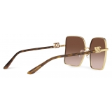 Dolce & Gabbana - Occhiale da Sole Gros Grain - Oro - Dolce & Gabbana Eyewear