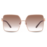 Dolce & Gabbana - Gros Grain Sunglasses - Pink Gold - Dolce & Gabbana Eyewear
