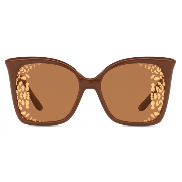 Dolce & Gabbana - Occhiale da Sole Gattopardo - Cammello - Dolce & Gabbana Eyewear