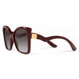 Dolce & Gabbana - Occhiale da Sole Gattopardo - Bordeaux - Dolce & Gabbana Eyewear