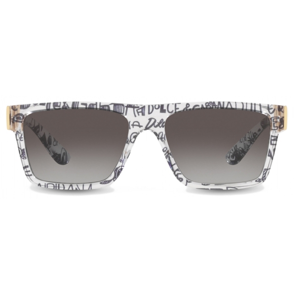 Dolce & Gabbana - Modern Print Sunglasses - Transparent Black - Dolce & Gabbana Eyewear