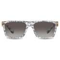 Dolce & Gabbana - Modern Print Sunglasses - Transparent Black - Dolce & Gabbana Eyewear