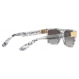 Dolce & Gabbana - Modern Print Sunglasses - Transparent Black - Dolce & Gabbana Eyewear