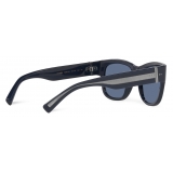 Dolce & Gabbana - Gros Grain Sunglasses - Shiny Blue - Dolce & Gabbana Eyewear