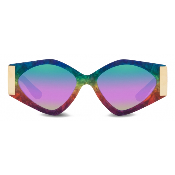 Dolce & Gabbana - Modern Print Sunglasses - Rainbow - Dolce & Gabbana  Eyewear - Avvenice