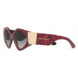 Dolce & Gabbana - Modern Print Sunglasses - Pink Leo Print - Dolce & Gabbana Eyewear