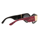 Dolce & Gabbana - Modern Print Sunglasses - Pink Leo Print - Dolce & Gabbana Eyewear