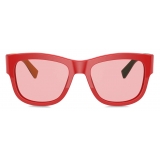 Dolce & Gabbana - Occhiale da Sole Gros Grain - Rosso Verde Giallo - Dolce & Gabbana Eyewear