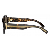 Dolce & Gabbana - Gros Grain Sunglasses - Havana - Dolce & Gabbana Eyewear