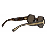 Dolce & Gabbana - Gros Grain Sunglasses - Havana - Dolce & Gabbana Eyewear