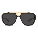 Dolce & Gabbana - DG Crossed Sunglasses - Black - Dolce & Gabbana Eyewear