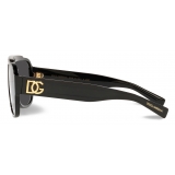 Dolce & Gabbana - DG Crossed Sunglasses - Black - Dolce & Gabbana Eyewear