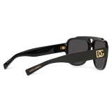 Dolce & Gabbana - DG Crossed Sunglasses - Black - Dolce & Gabbana Eyewear