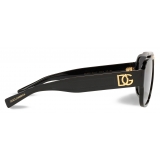 Dolce & Gabbana - DG Crossed Sunglasses - Black - Dolce & Gabbana Eyewear