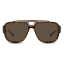 Dolce & Gabbana - Occhiale da Sole DG Crossed - Grigio - Dolce & Gabbana Eyewear