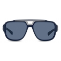 Dolce & Gabbana - Occhiale da Sole DG Crossed - Blu - Dolce & Gabbana Eyewear