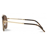 Dolce & Gabbana - Occhiale da Sole Madison - Oro Havana - Dolce & Gabbana Eyewear