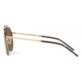 Dolce & Gabbana - Occhiale da Sole Madison - Oro Havana - Dolce & Gabbana Eyewear