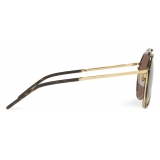 Dolce & Gabbana - Occhiale da Sole Madison - Oro Havana - Dolce & Gabbana Eyewear