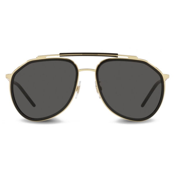 Dolce & Gabbana - Occhiale da Sole Madison - Oro Nero Brillante - Dolce & Gabbana Eyewear